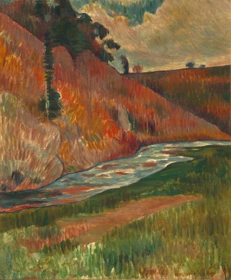 Charles Laval The Aven Stream France oil painting art